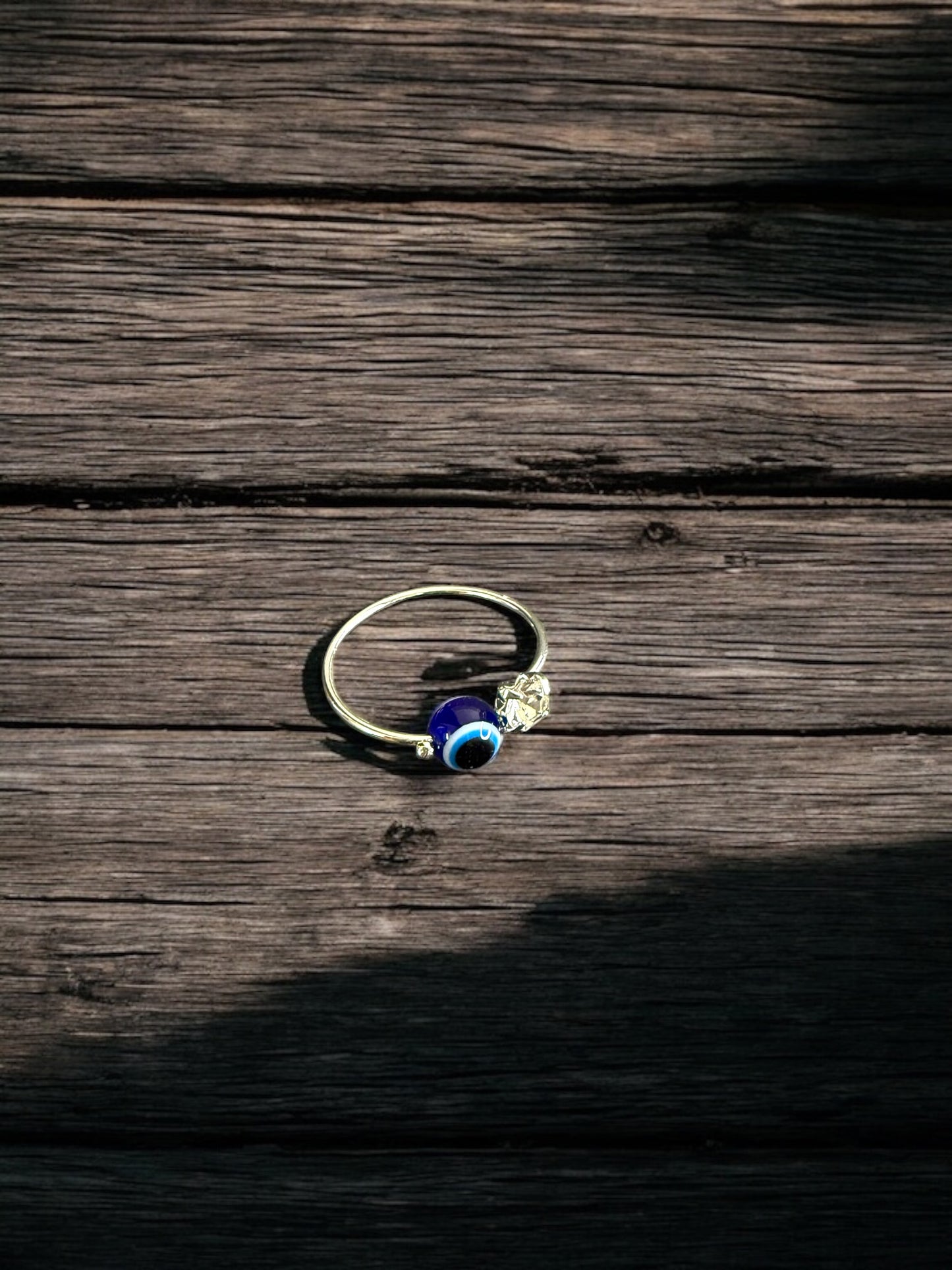 Evil Eye Charm Ring