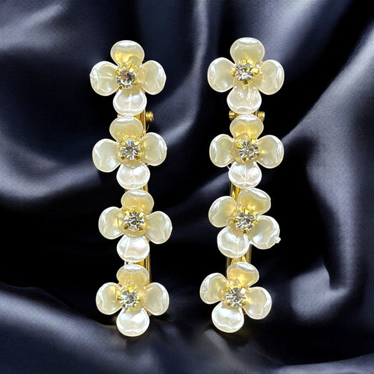 Floral Whisper Hair Pin ( Pair )
