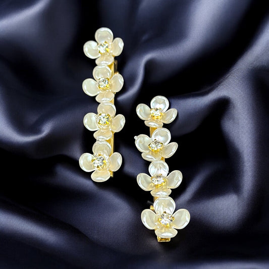 Floral Whisper Hair Pin ( Pair )