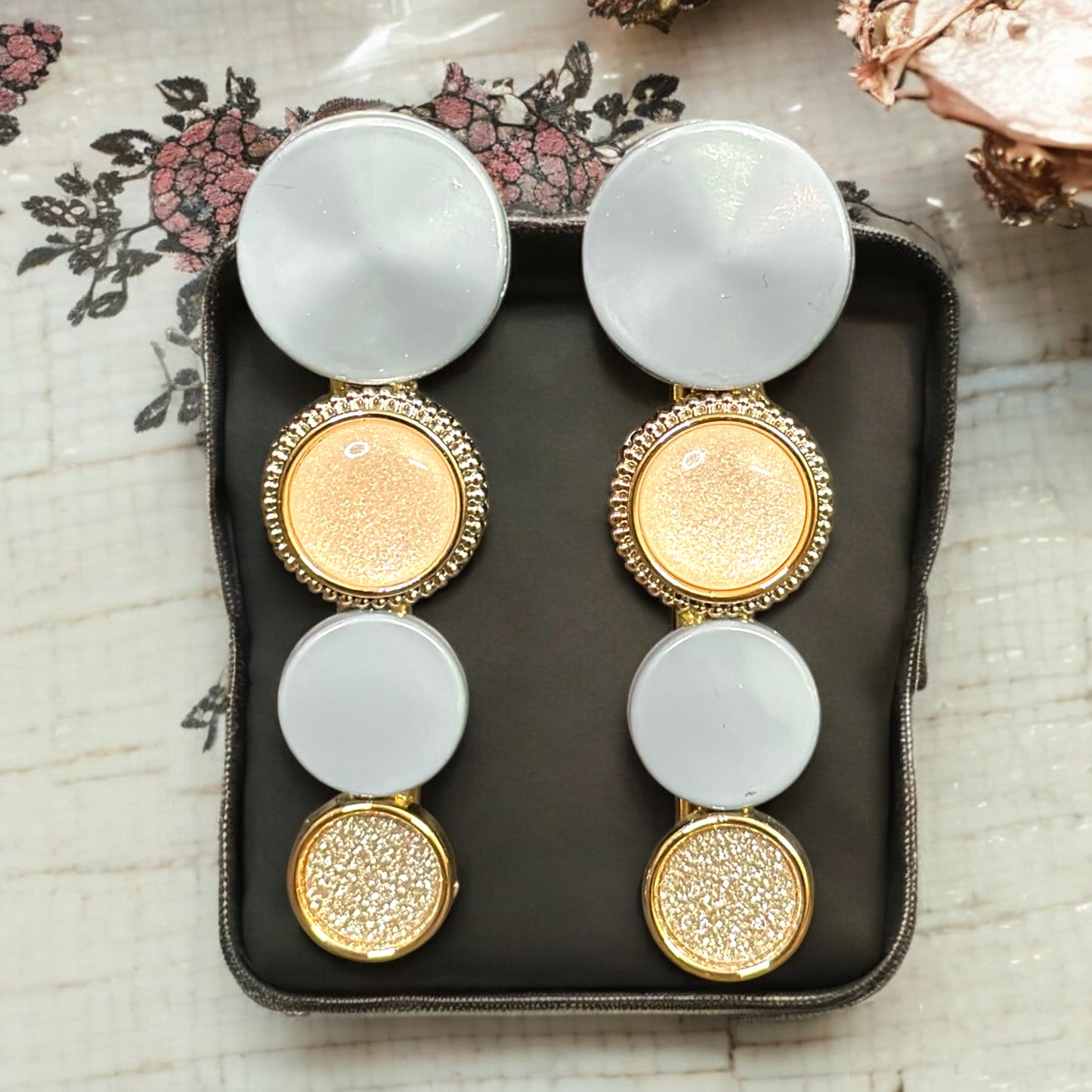 Celeste Stone Hair Pin ( Pair )