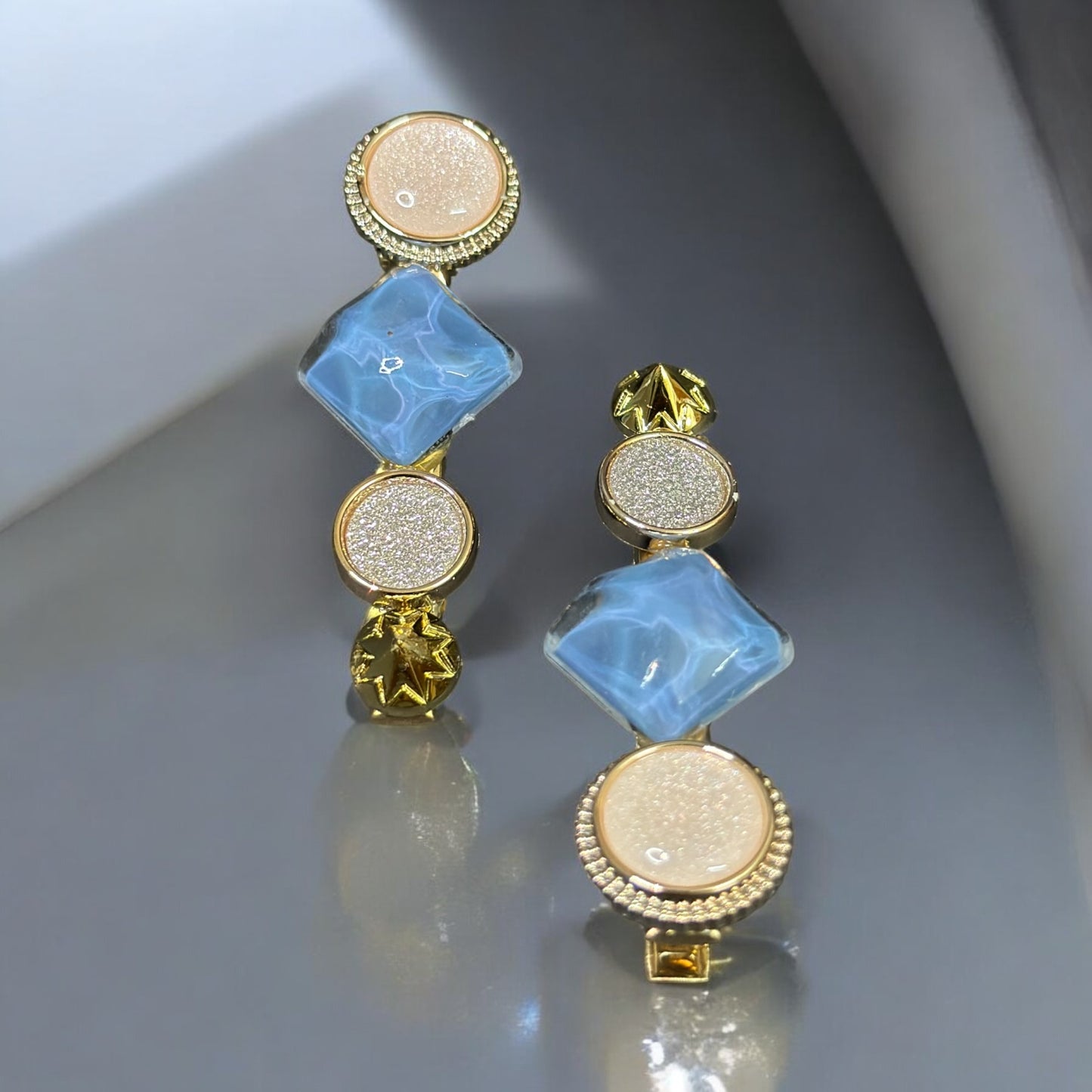 Lumi Stone Grip Hair Pin ( Pair )