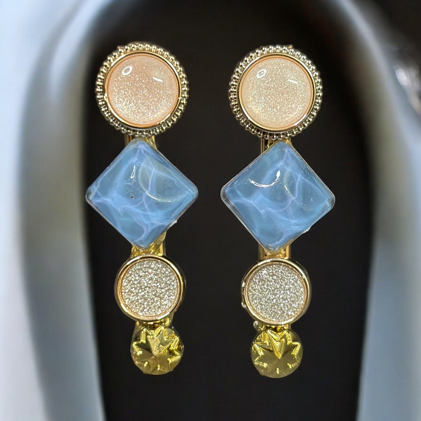 Lumi Stone Grip Hair Pin ( Pair )