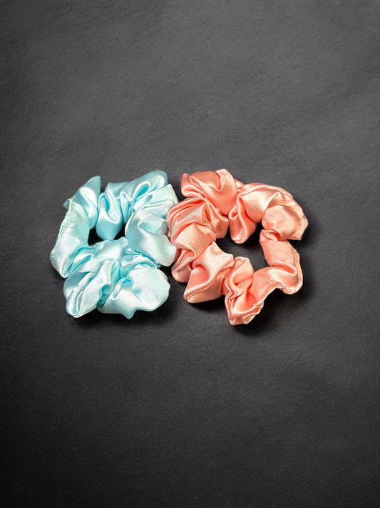 Bloom & Moss Silk Scrunchies ( Pair )