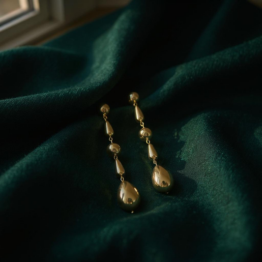 Regal Drops Anti-Tarnish Earrings