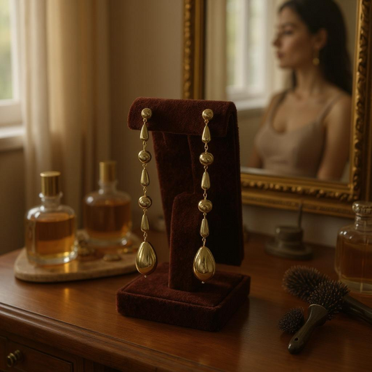 Regal Drops Anti-Tarnish Earrings
