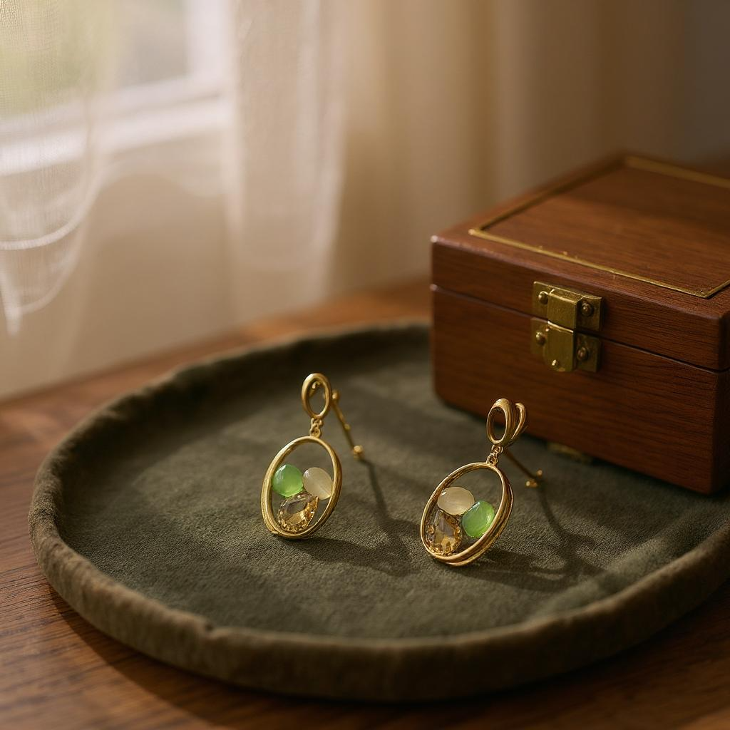 Garden Glint Anti-Tarnish Earrings