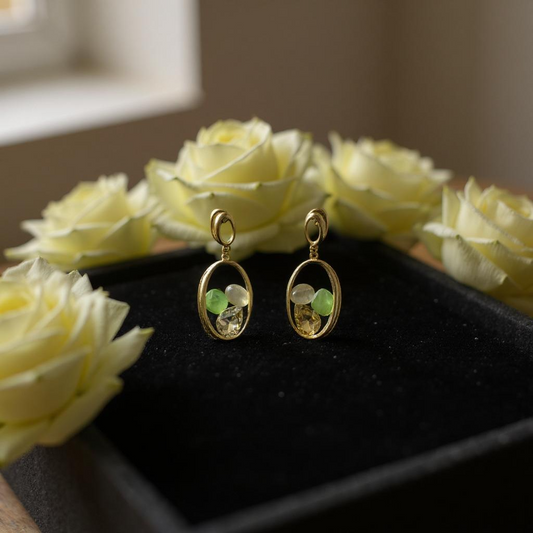 Garden Glint Anti-Tarnish Earrings