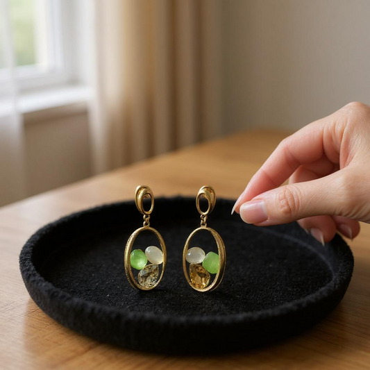 Garden Glint Anti-Tarnish Earrings