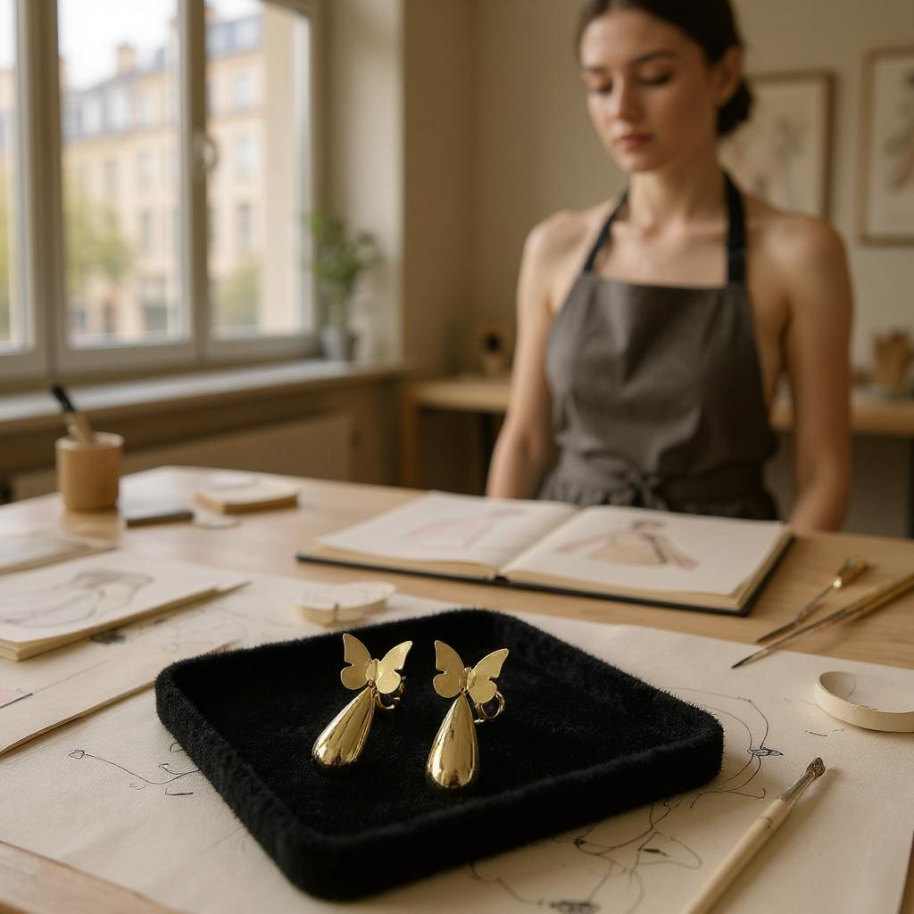 Butterdrop Anti-Tarnish Earrings