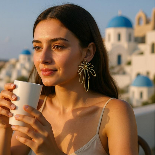 Sunbeam Bloom Anti-Tarnish Earrings