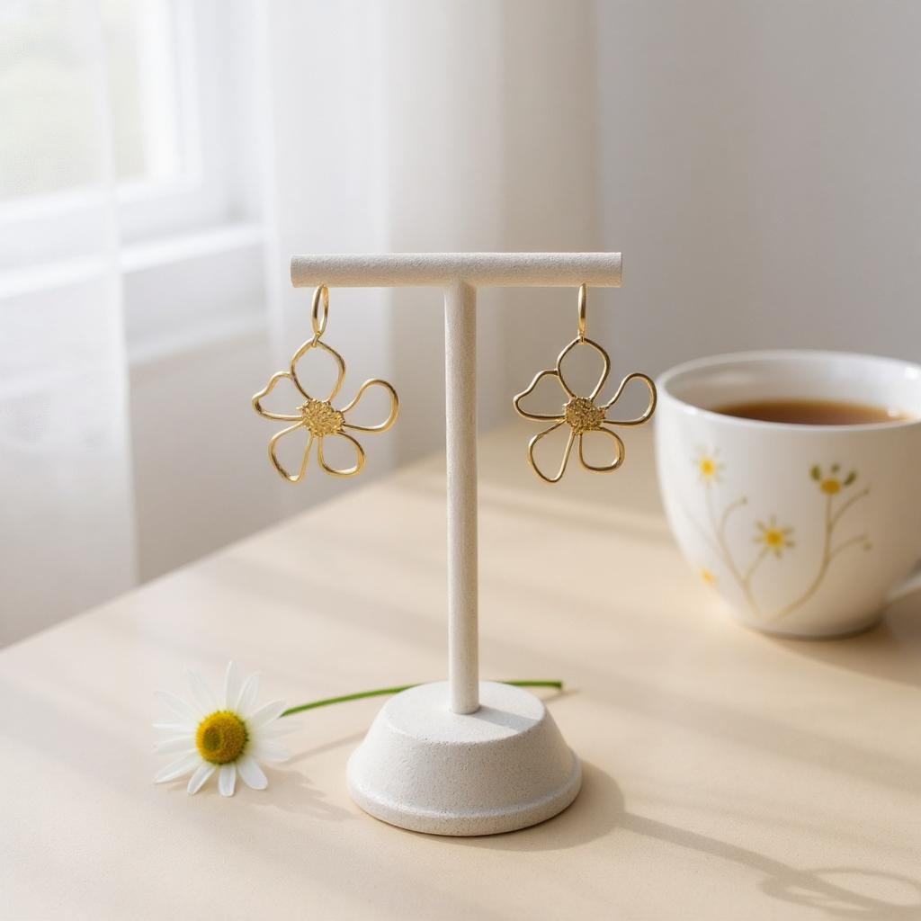 Daisy Whim Anti-Tarnish Earrings
