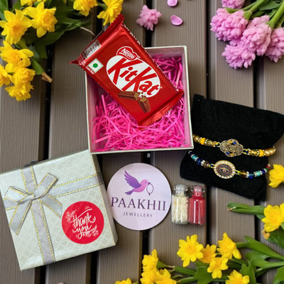 Paakhii Rakhi Hamper – Duo Rakhi Gift Box for Brothers