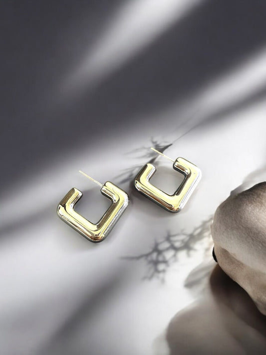 Bold Square Hoops