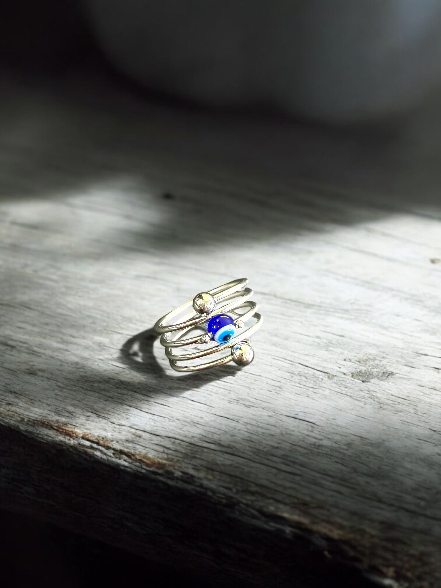 Evil Eye Multi-Band Ring