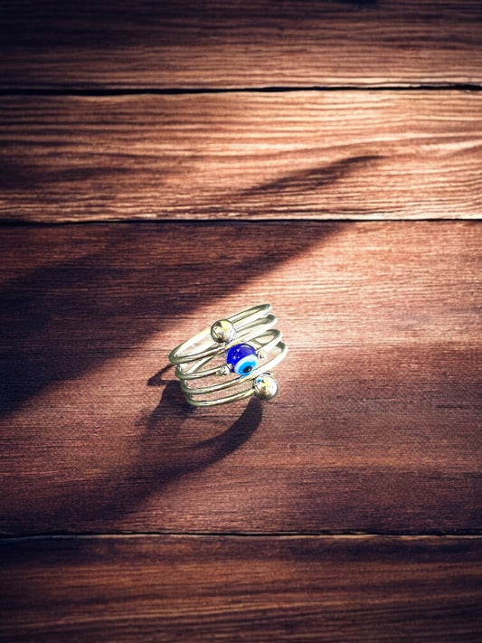 Evil Eye Multi-Band Ring