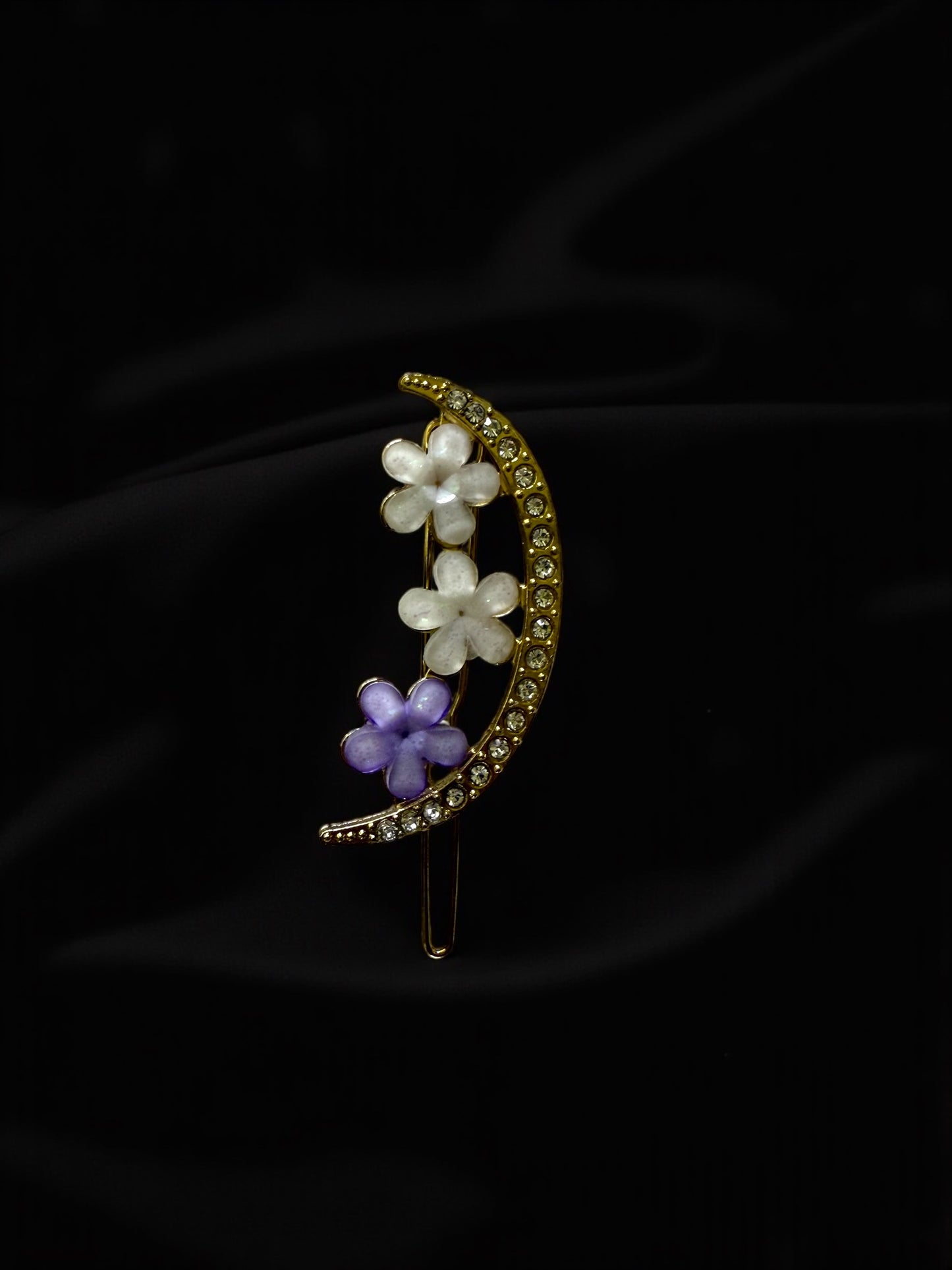 Moon Bloom Hair Clip