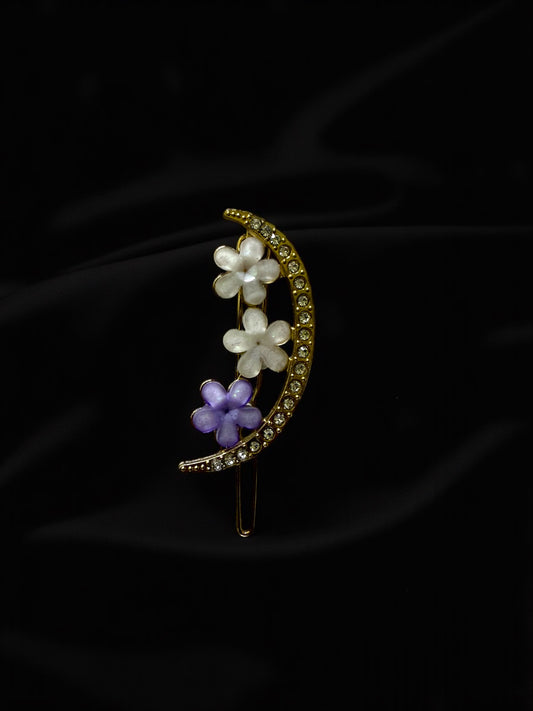 Moon Bloom Hair Clip