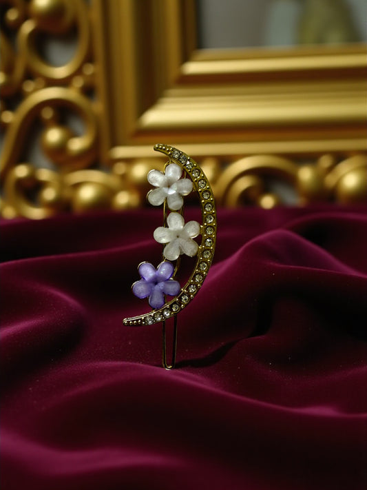 Moon Bloom Hair Clip