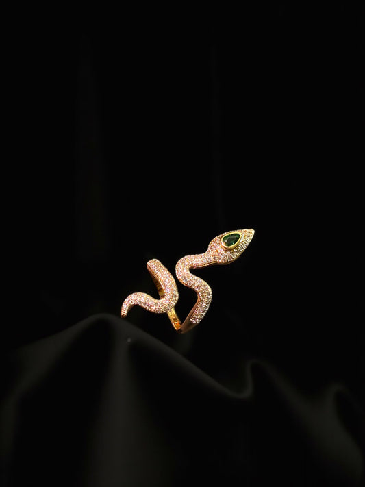 Rose Gold Surpent Wrap Ring