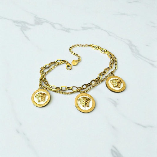 Lionheart Medallion Bracelet