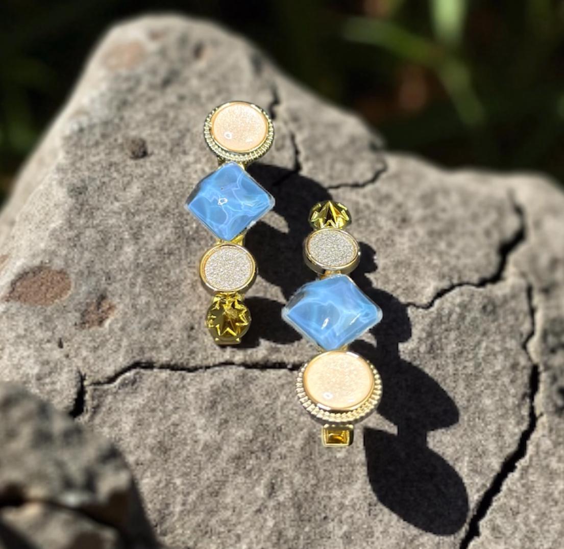 Lumi Stone Grip Hair Pin ( Pair )